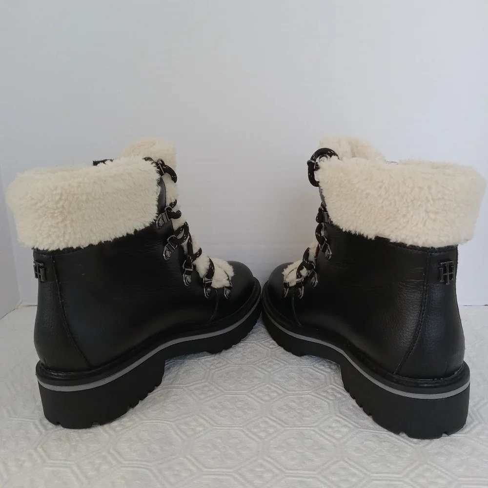 Tommy Hilfiger black faux